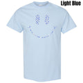 Blue Floral Smile Gildan Short Sleeve 'NLB' - Adult & Kids T-Shirts, Sweatshirts & Hoodies apparel design preview 1