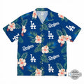 Blue Hibiscus La Dodgers Hawaiian - Adult & Kids T-Shirts, Sweatshirts & Hoodies apparel design preview 1