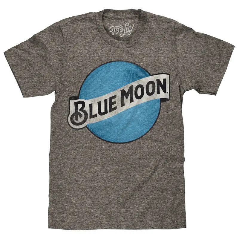 Blue Moon Color Logo Gray - Adult & Kids T-Shirts, Sweatshirts & Hoodies apparel design preview 1