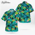 Blue Ocean Turtle Tropical Leaf Hawaiian - Adult & Kids T-Shirts, Sweatshirts & Hoodies apparel design preview 1