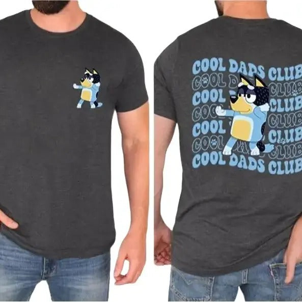 Bluey Cool Dad Club Bandit - Adult & Kids T-Shirts, Sweatshirts & Hoodies apparel design preview 1