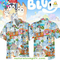Bluey Tropical Hawaiian for Kids - Adult & Kids T-Shirts, Sweatshirts & Hoodies apparel design preview 1