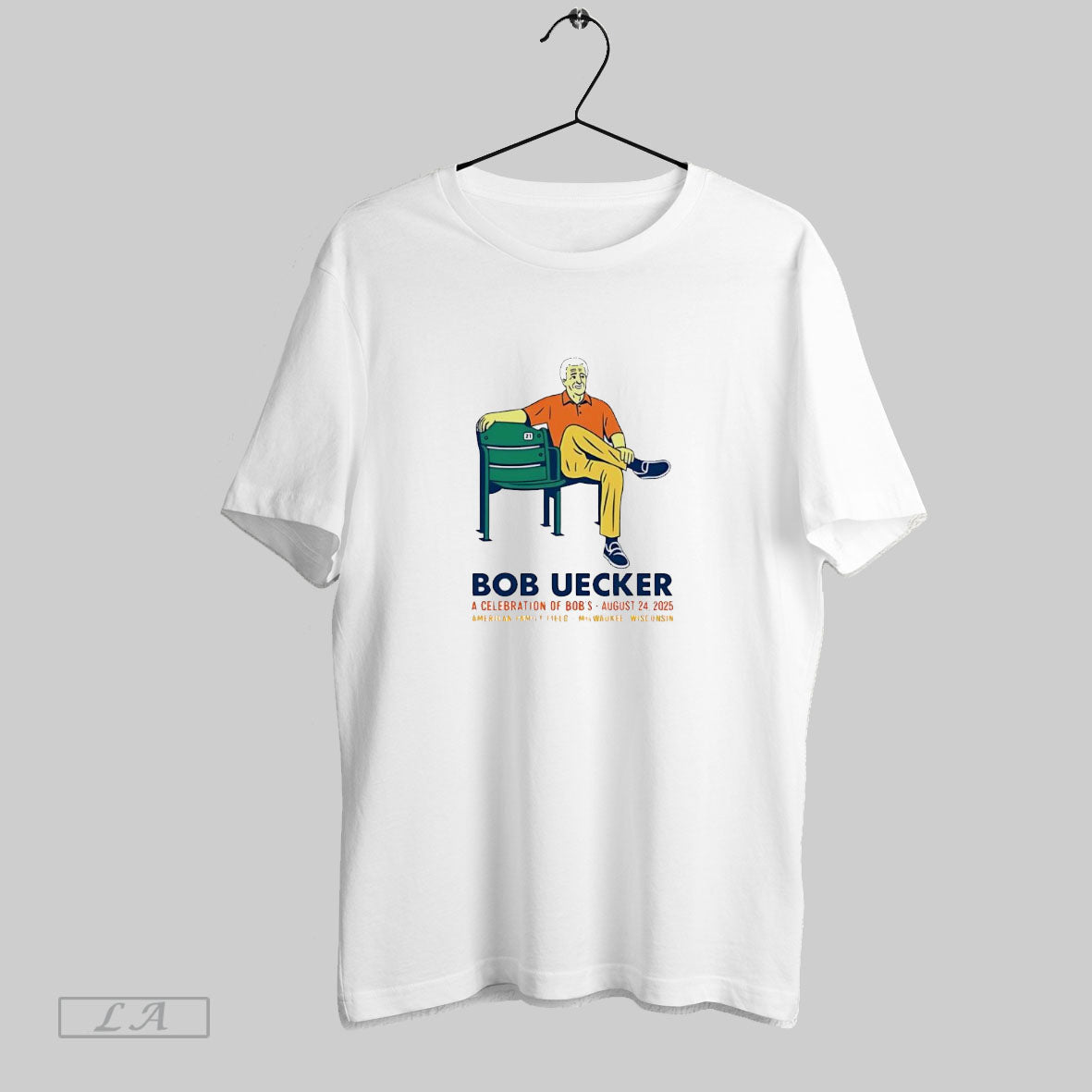 Bob Uecker Celebration Of Life Milwaukee Brewers - Adult & Kids T-Shirts, Sweatshirts & Hoodies apparel design preview 1