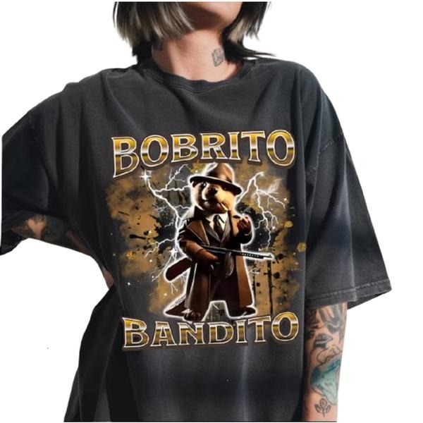 Bobrito Bandito Italian Brainrot Funny Beaver Meme - Adult & Kids T-Shirts, Sweatshirts & Hoodies apparel design preview 1