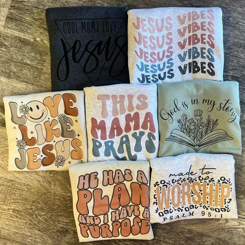 Boho Christian - Adult & Kids T-Shirts, Sweatshirts & Hoodies apparel design preview 1