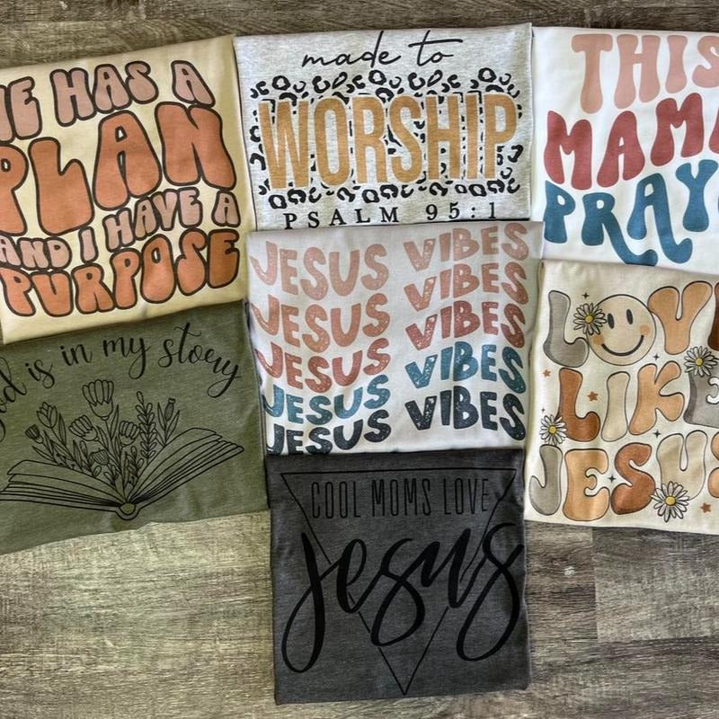 Boho Christian - Adult & Kids T-Shirts, Sweatshirts & Hoodies apparel design preview 1