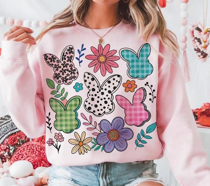 Boho Easter DTF Transfers THIS IS NOT - Adult & Kids T-Shirts, Sweatshirts & Hoodies apparel design preview 1