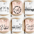 Boho Inspirational Bundle Positive Affirmations - Adult & Kids T-Shirts, Sweatshirts & Hoodies apparel design preview 1