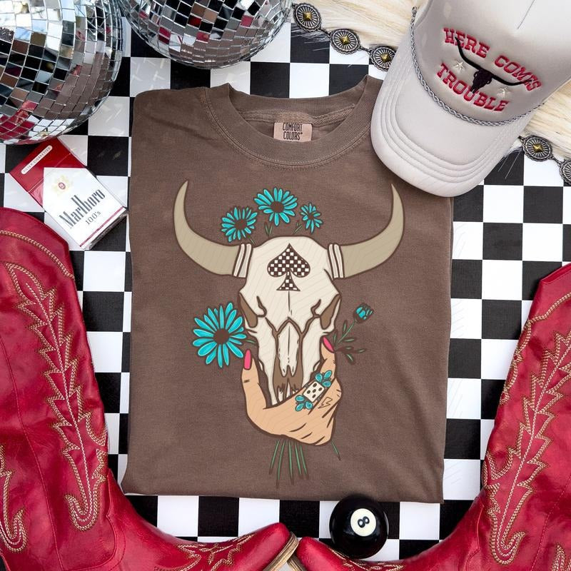 Boho Skull DTF Transfers THIS IS NOT - Adult & Kids T-Shirts, Sweatshirts & Hoodies apparel design preview 1