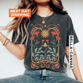 Boho Wildflowers Floral Art Nouveau Flowers Nature - Adult & Kids T-Shirts, Sweatshirts & Hoodies apparel design preview 1