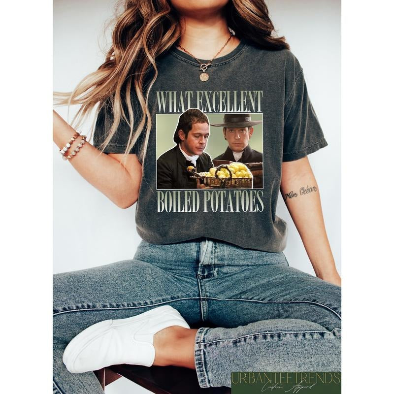 Boiled Potatoes Funny Meme Pride Prejudice Best Price - Adult & Kids T-Shirts, Sweatshirts & Hoodies apparel design preview 1