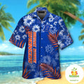 Boise State Broncos Hawaiian Tropical Aloha Button Up - Adult & Kids T-Shirts, Sweatshirts & Hoodies apparel design preview 1
