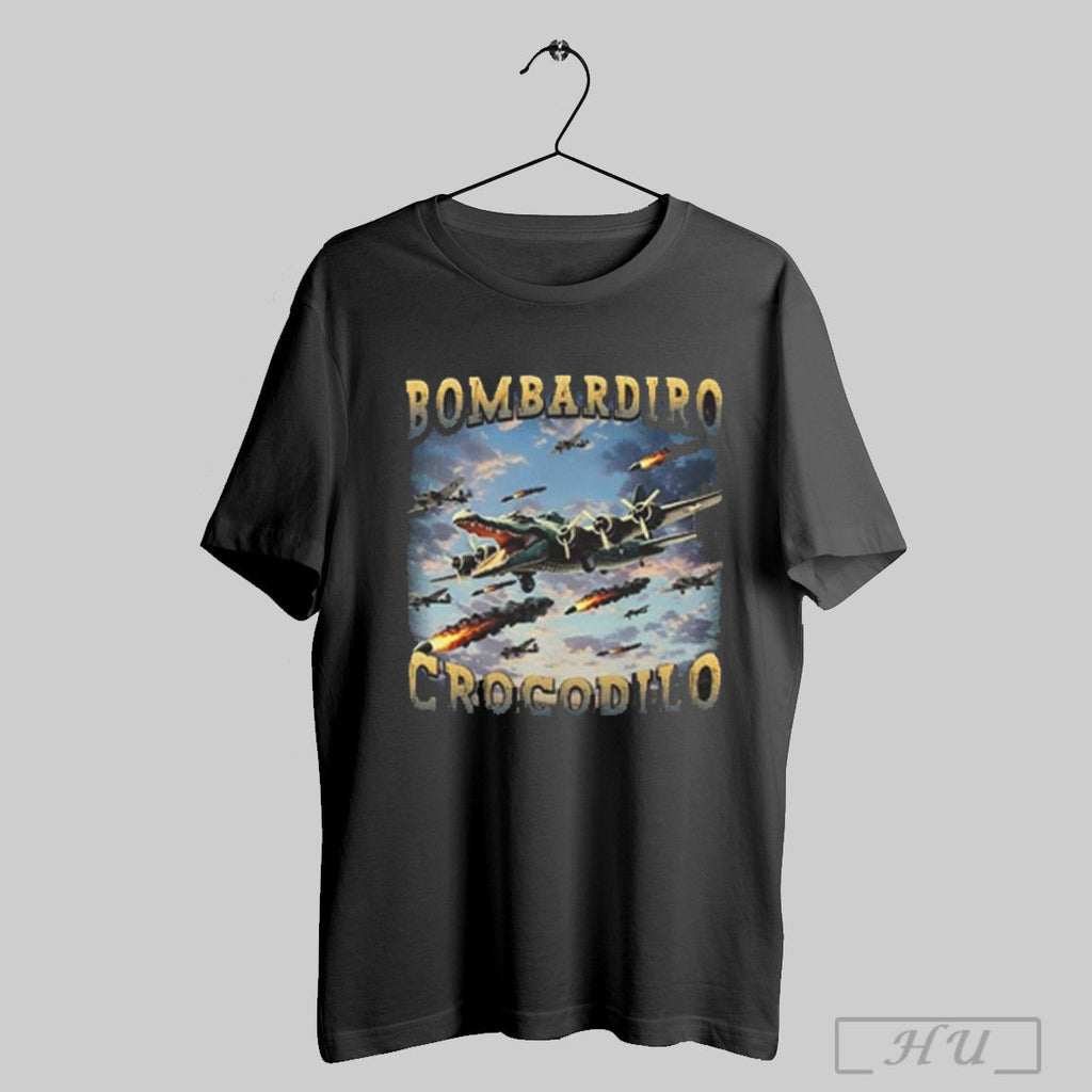 Bombardiro Crocodilo 2025 - Adult & Kids T-Shirts, Sweatshirts & Hoodies apparel design preview 1