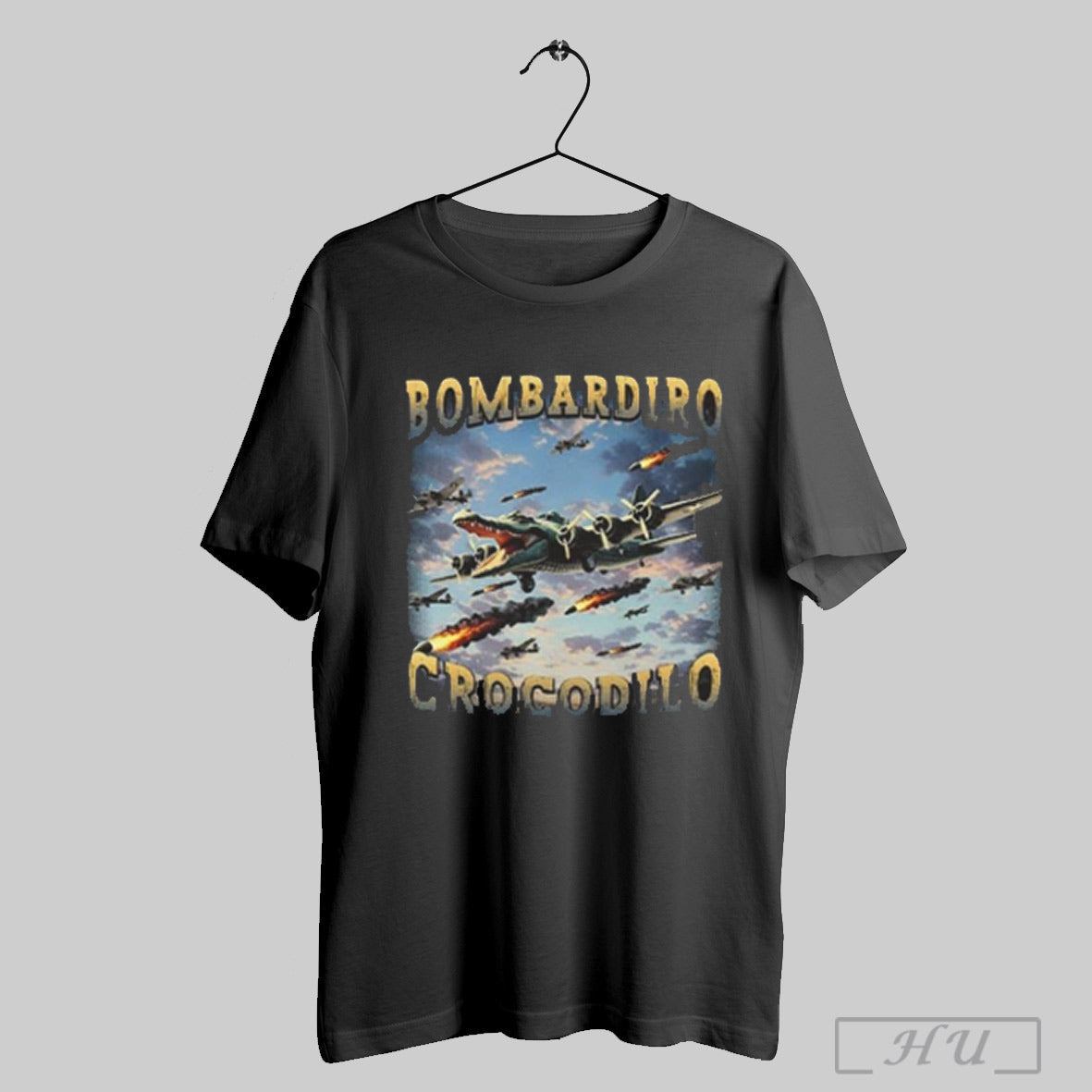 Bombardiro Crocodilo 2025 - Adult & Kids T-Shirts, Sweatshirts & Hoodies apparel design preview 1
