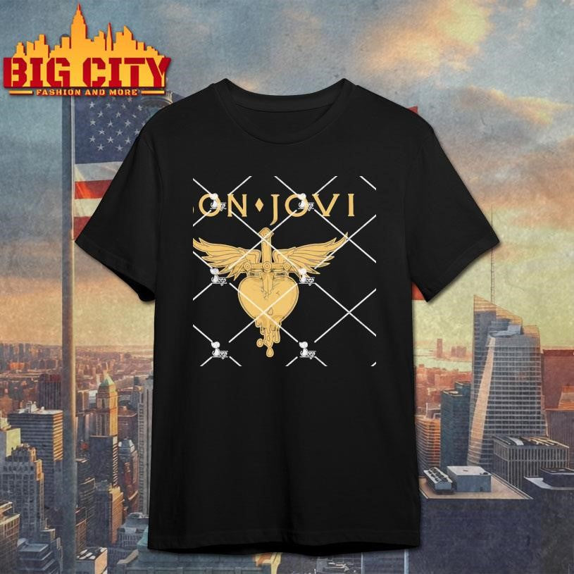 Bon Jovi Rock Band - Adult & Kids T-Shirts, Sweatshirts & Hoodies apparel design preview 1