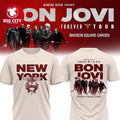 Bon Jovi x New York Forever Tour 2026 Two Sided - Adult & Kids T-Shirts, Sweatshirts & Hoodies apparel design preview 1