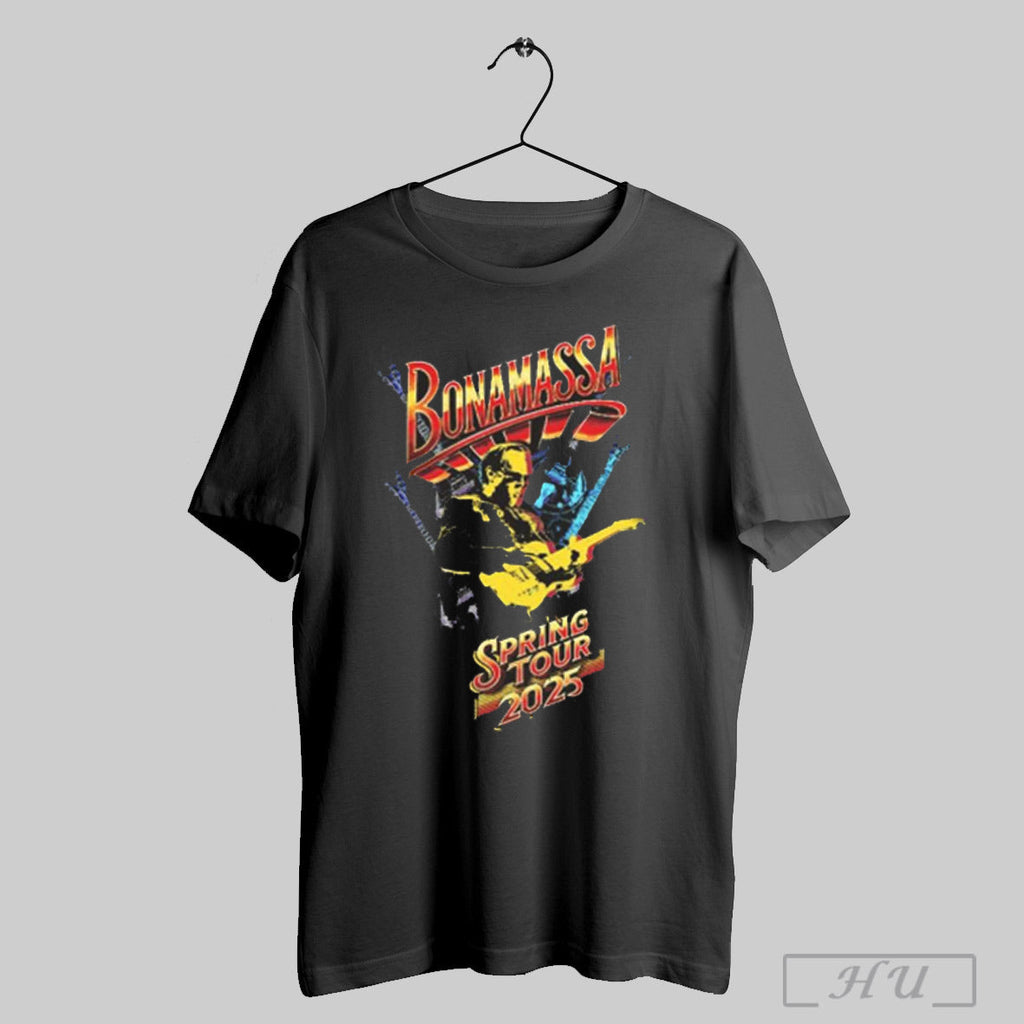 Bonamassa 2025 U S Spring Tour - Adult & Kids T-Shirts, Sweatshirts & Hoodies apparel design preview 1