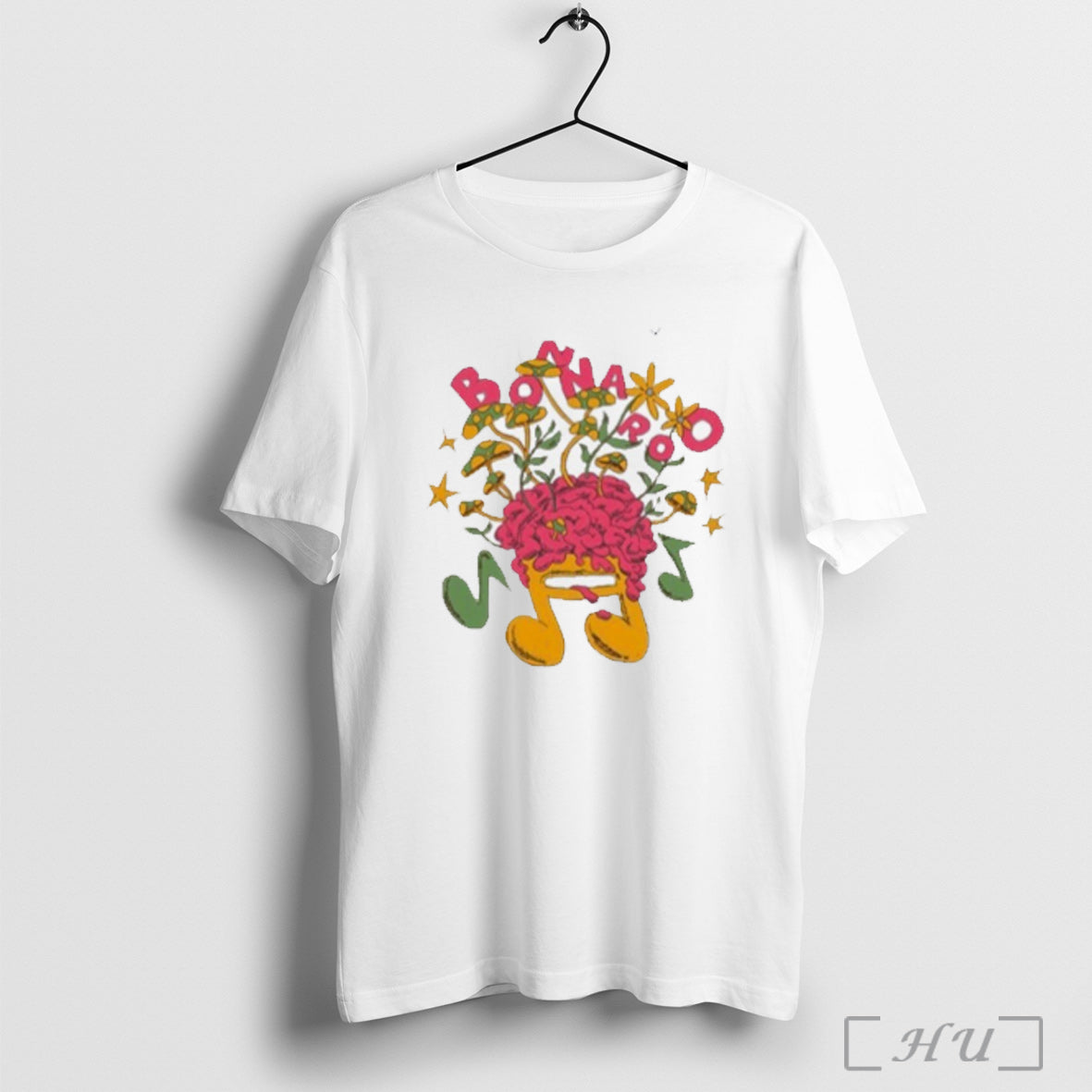 Bonnaroo Musical Brain Lineup - Adult & Kids T-Shirts, Sweatshirts & Hoodies apparel design preview 1
