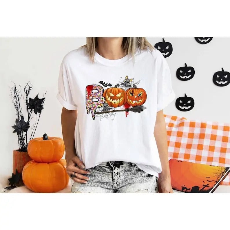 Boo Halloween Ghost Costume Party Funny - Adult & Kids T-Shirts, Sweatshirts & Hoodies apparel design preview 1