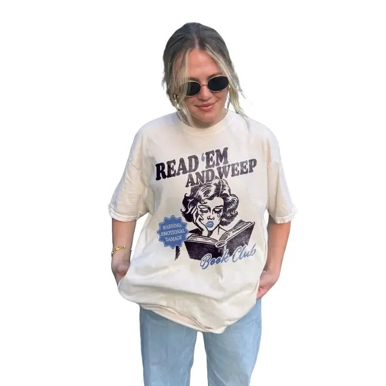 Book Club Comfort Colors Lover Bookish Reader Quote - Adult & Kids T-Shirts, Sweatshirts & Hoodies apparel design preview 1