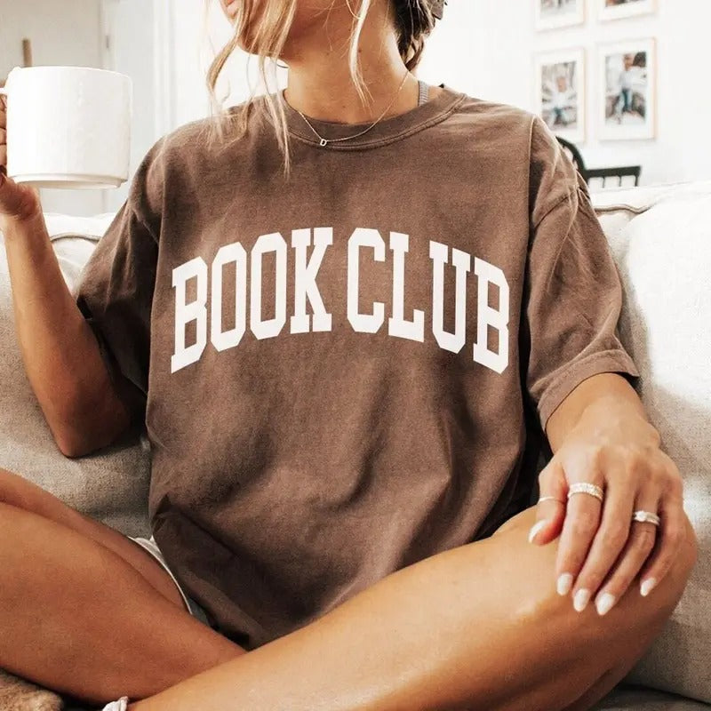 Book Club Vintage Minimalist - Adult & Kids T-Shirts, Sweatshirts & Hoodies apparel design preview 1
