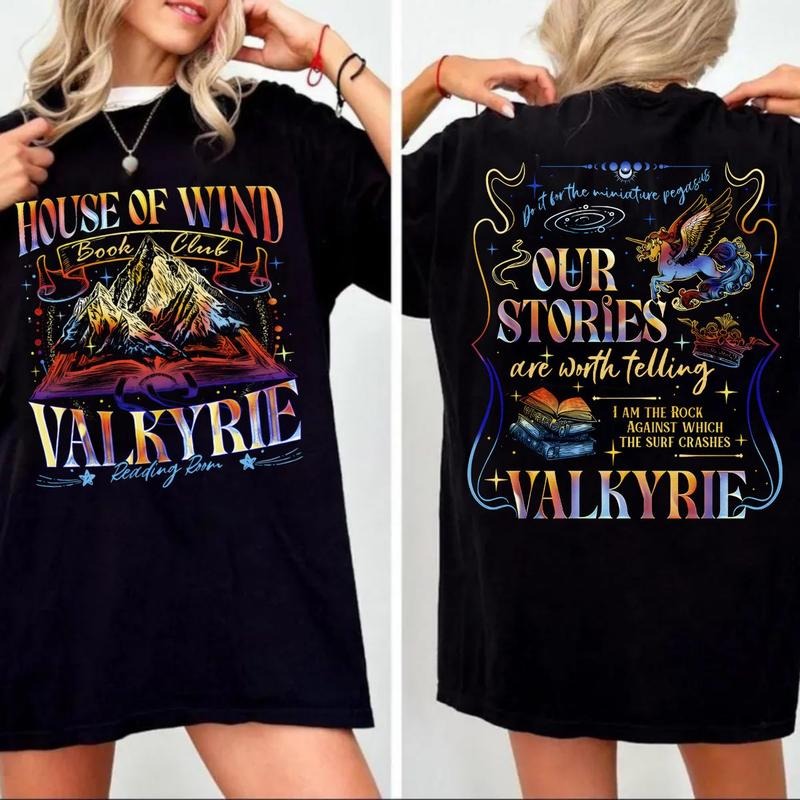 Bookish Lover Velaris Starlight Acotar House Wind - Adult & Kids T-Shirts, Sweatshirts & Hoodies apparel design preview 1