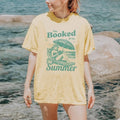 Bookish Book Girl Summer Retro Beach Lover Vacation - Adult & Kids T-Shirts, Sweatshirts & Hoodies apparel design preview 1