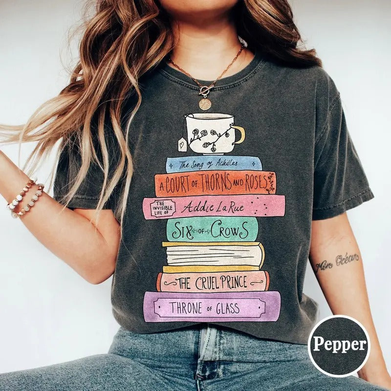 Bookish ACOTAR Velaris Six Crow Court Thone Roses - Adult & Kids T-Shirts, Sweatshirts & Hoodies apparel design preview 1