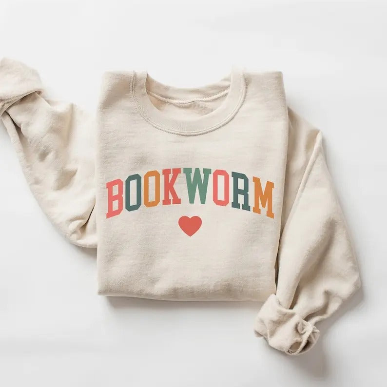 Bookworm Cute Teacher Books Lover ESL Reading Group - Adult & Kids T-Shirts, Sweatshirts & Hoodies apparel design preview 1
