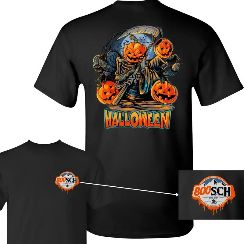 Boosch Light Reaper Cotton Halloween Classic - Adult & Kids T-Shirts, Sweatshirts & Hoodies apparel design preview 1