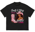 Boots Bling 'S Cowgirl Thing Black Coowgirl Essential - Adult & Kids T-Shirts, Sweatshirts & Hoodies apparel design preview 1