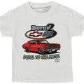 Born 2 Cruz Classic Red Chevrolet Car PEDAL METAL - Adult & Kids T-Shirts, Sweatshirts & Hoodies apparel design preview 1