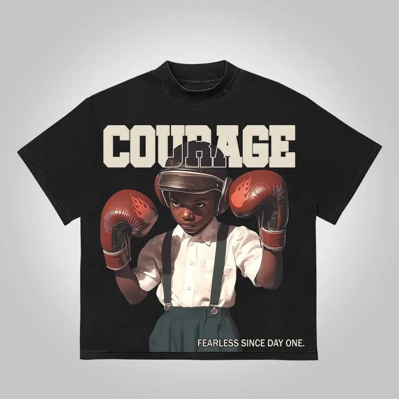 Born Streets Made Ring Casual Y2K Cotton Top - Adult & Kids T-Shirts, Sweatshirts & Hoodies apparel design preview 1
