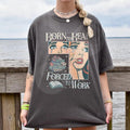 Born Read Bookish Funny Reader Book Addict Lover Her - Adult & Kids T-Shirts, Sweatshirts & Hoodies apparel design preview 1