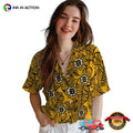 Boston Bruins GOAT Of Ice Hockey NHL Hawaiian - Adult & Kids T-Shirts, Sweatshirts & Hoodies apparel design preview 1