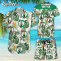 Boston Celtics Tropical Flower Short Sleeve Hawaiian - Adult & Kids T-Shirts, Sweatshirts & Hoodies apparel design preview 1