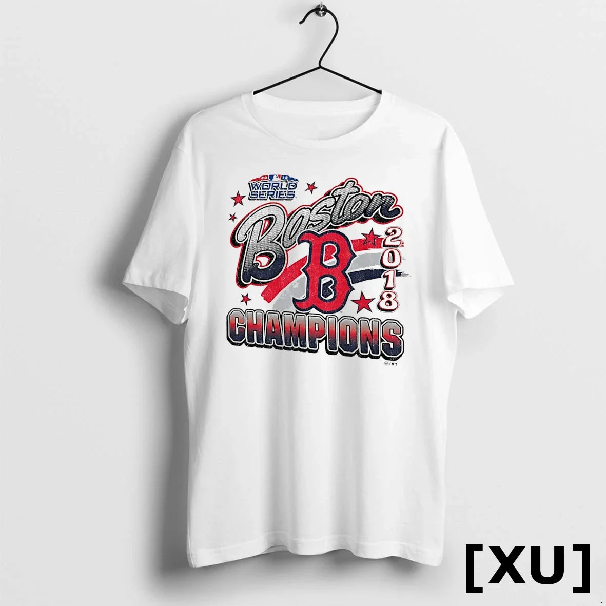 Boston Red Sox 2018 World Series Champions Vintage - Adult & Kids T-Shirts, Sweatshirts & Hoodies apparel design preview 1