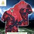 Boston Red Sox Hawaiian Patriotic Stars Stripes - Adult & Kids T-Shirts, Sweatshirts & Hoodies apparel design preview 1