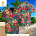 Boston Red Sox Hawaiian Tropical Floral MLB Baseball - Adult & Kids T-Shirts, Sweatshirts & Hoodies apparel design preview 1