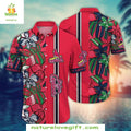 St Louis Cardinals Hawaiian MLB Baseball Botanical - Adult & Kids T-Shirts, Sweatshirts & Hoodies apparel design preview 1