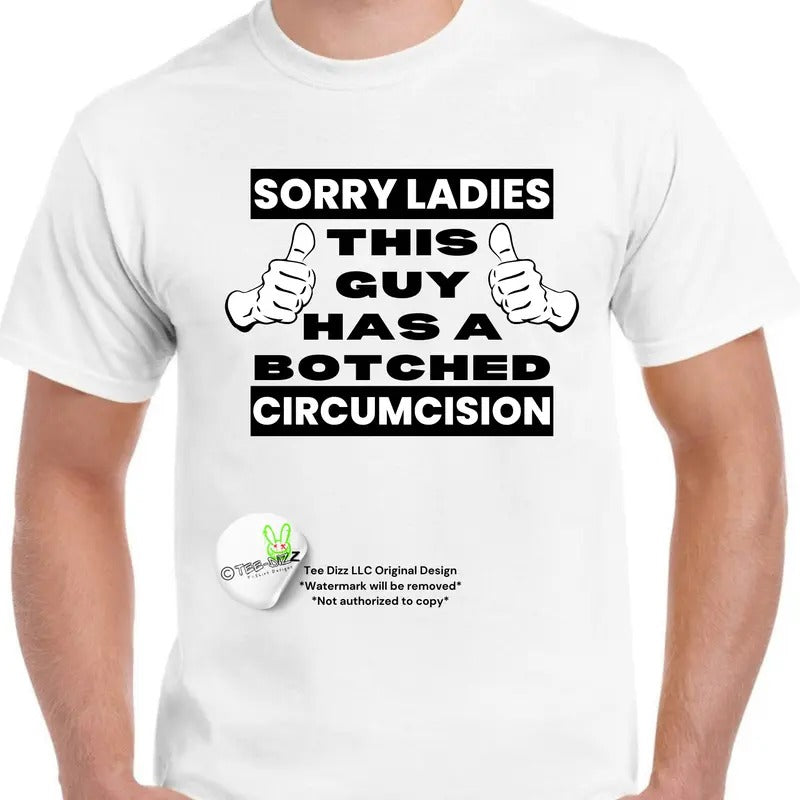 Botched Circumcision Funny - Adult & Kids T-Shirts, Sweatshirts & Hoodies apparel design preview 1