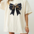 Bow New Years Eve Nye Coquette 2025 Happy Year - Adult & Kids T-Shirts, Sweatshirts & Hoodies apparel design preview 1
