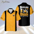 Bowling And Beer That's Why I'm Here Custom Hawaiian - Adult & Kids T-Shirts, Sweatshirts & Hoodies apparel design preview 1