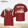 Bowling Retro Stripe Custom Name Hawaiian - Adult & Kids T-Shirts, Sweatshirts & Hoodies apparel design preview 1