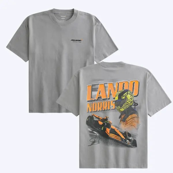 Boxy Heavyweight McLarenn Lando Norris - Adult & Kids T-Shirts, Sweatshirts & Hoodies apparel design preview 1