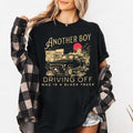 Boy Driving Off Mad Black Truck Kelsea Is Wrong Take - Adult & Kids T-Shirts, Sweatshirts & Hoodies apparel design preview 1