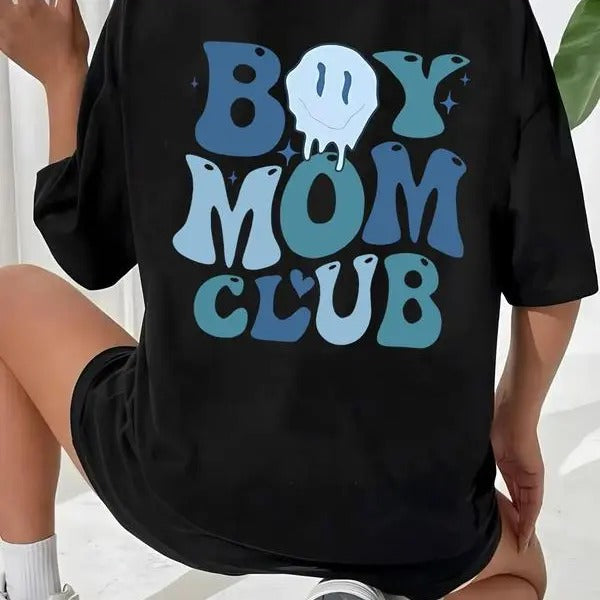 Boy Mom Club - Adult & Kids T-Shirts, Sweatshirts & Hoodies apparel design preview 1
