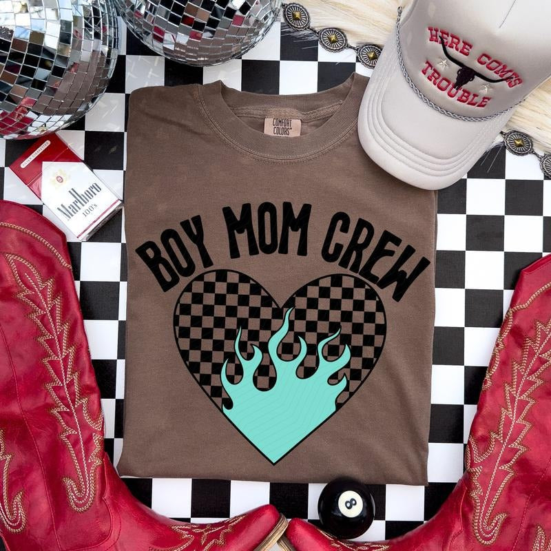 Boy Mom Crew DTF Transfers THIS IS NOT - Adult & Kids T-Shirts, Sweatshirts & Hoodies apparel design preview 1