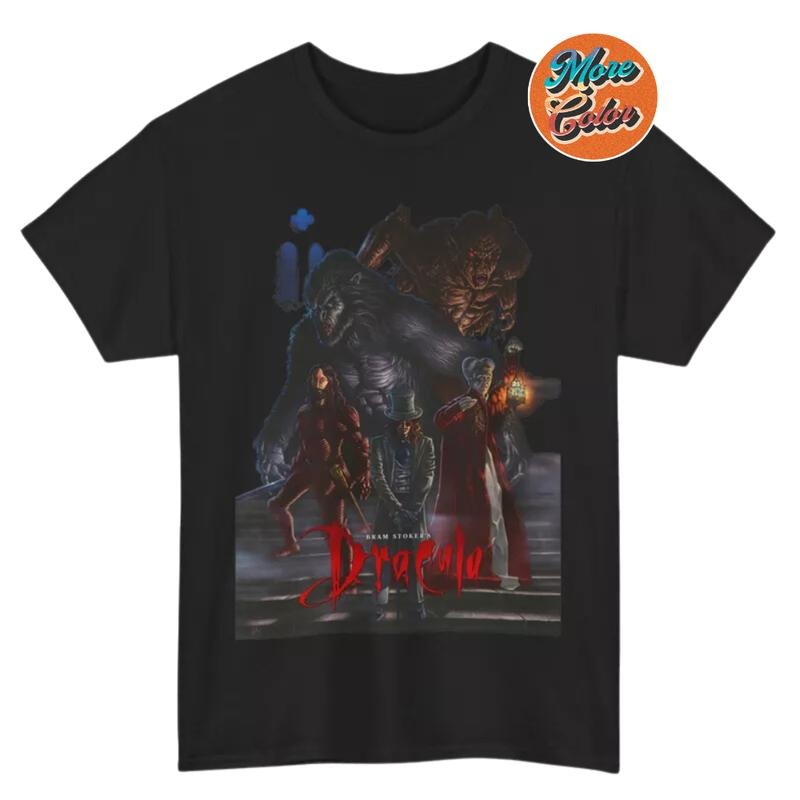 Bram Stokers Dracula Movie Vintage Cotton Crew Neck - Adult & Kids T-Shirts, Sweatshirts & Hoodies apparel design preview 1