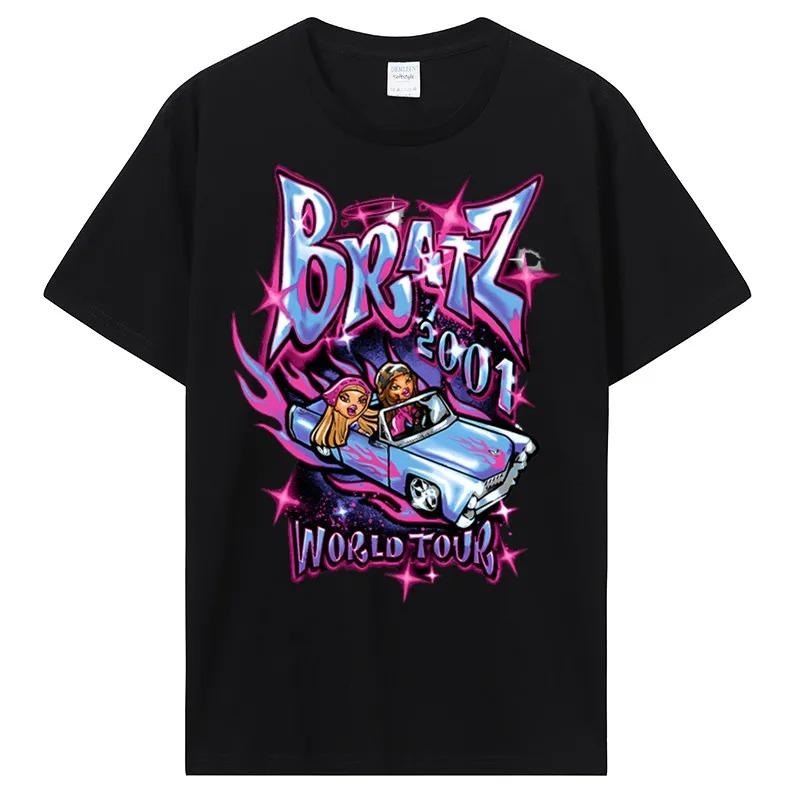 Bratz Y2k 2000 Cartoon Print 2024 Summer Short - Adult & Kids T-Shirts, Sweatshirts & Hoodies apparel design preview 1